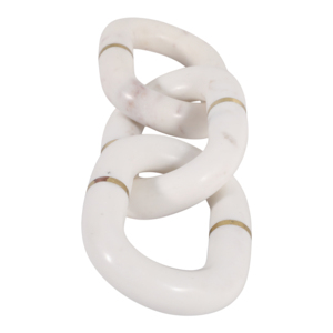 Scultura a Catena in Marmo, Elemento Decorativo Moderno Collegato per Casa, Ufficio, Bagno, Soggiorno, Scaffale - Product Image 3
