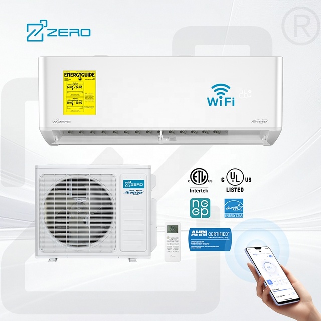24SEER2 Mini Split Heating and Cooling air Conditioning Split Aire Acondicionado Inverter with AHRI ETL NEEP Certificated