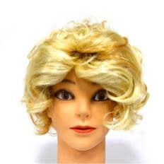 Marilyn Monroe ha ispirato capelli sintetici in fibra Afro da 10 pollici ad alta temperatura con parrucca da festa in pizzo senza colla - Product Image 1