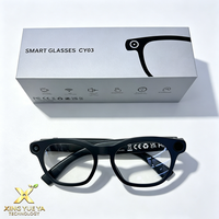 Gafas Inteligentes CY03 con IA, Cámara de 8MP, Video con IA, Traducción en Tiempo Real, Transmisión en Vivo, Carga Inversa, para Influencers y Viajes