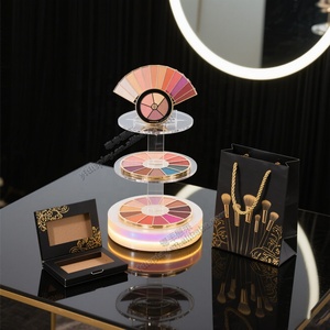 Cao cấp trang điểm hiển thị công cụ ma thuật, sáng tạo hình quạt Acrylic <span class=keywords><strong>Eyeshadow</strong></span> <span class=keywords><strong>Palette</strong></span> hiển thị đứng - Product Image 4
