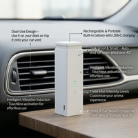 Diffuseur d'arômes professionnel OEM portable pour voiture, diffuseur d'arômes sans eau rechargeable par USB de qualité supérieure avec commande tactile, atomiseur de parfum