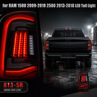 Feux arrière à LED à défilement séquentiel Nafu Auto avec lentille rouge fumée pour Dodge RAM1500 RAM2500 Pickup – Kit de remplacement de feux arrière