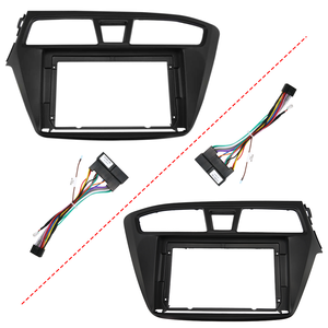 Best Seller vendita calda per 2014-2017 <span class=keywords><strong>Hyundai</strong></span> I-20 9 pollici autoradio telaio accessorio testa del veicolo gruppo opaco telaio nero - Product Image 1
