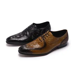 Marka İtalyan yılan derisi baskılar Oxford ayakkabı altın erkek gerçek deri keşiş askısı ayakkabı erkekler için