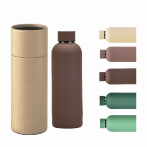 BPA-vrije gepersonaliseerde logo draagbare schoolwaterfles van roestvrij staal, thermisch geïsoleerde bulk tumblerfles van metaal voor volwassenen en kinderen - Product Image 1