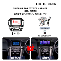 Frame Fascia untuk TOYOTA HARRIER 1997, Frame Fascia Autoradio, Frame Fascia Headunit Mobil, Frame Fascia Radio Mobil, Part Mobil Lainnya