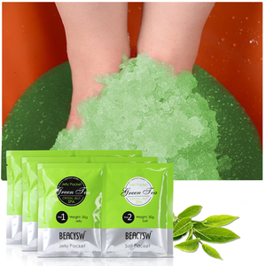 Baño de Pies de Té Verde Natural al por Mayor para Pies Secos y Agrietados, Gel Hidratante y Suavizante para Pedicura, Spa de Pies - Product Image 5