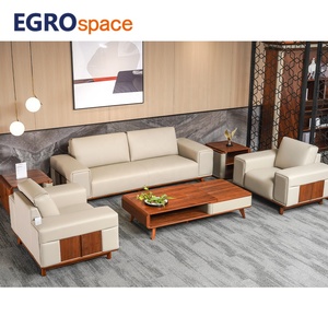 EGROspace - Juego de Sofás Modulares de Cuero de Estilo Nórdico, Minimalistas, para Oficina, Recepción, Invitados - Product Image 6