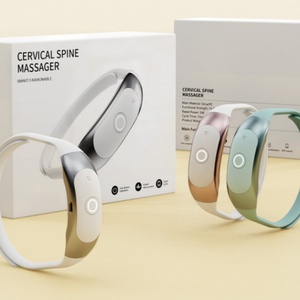 Masajeador de Cuello Eléctrico Inalámbrico Portátil Inteligente con Bluetooth, Compresa Caliente y Pulsaciones EMS, con APP, Novedad - Product Image 5