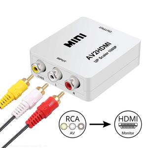Gran oferta HD 1080P pequeña caja blanca AV HDTV Video Converter <span class=keywords><strong>RCA</strong></span> a electrodomésticos - Product Image 3