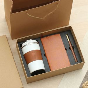 Coffret Cadeau Saint-Valentin 2026 – Ensemble 3 Pièces : Carnet Noir et Gobelet Isotherme en Acier Inoxydable pour Homme - Product Image 4