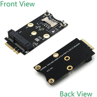 Adaptador Youyeetoo X1 4G Mini PCI-E a M.2 NGFF Clave A/E con Ranura para Tarjeta SIM, Módulos Ethernet y de Comunicación