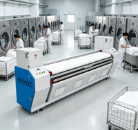 Professional Electric Stainless Steel Fully Automatic Washer Extractor Commercial Washing Machine with Three Phase 380V