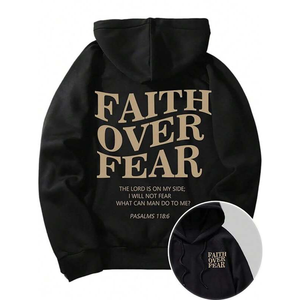 Vente en gros de sweats à capuche unisexes en coton et polyester, surdimensionnés, épais, streetwear, lourds, hiver, broderie 3D - Product Image 2