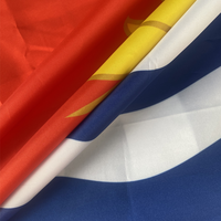 Cape de drapeau national argentin en polyester 90x150cm (3x5 pieds) personnalisée pour festivals, événements, défilés et sports