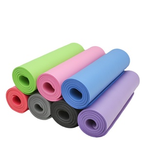Tapis de Yoga NBR 8mm d'épaisseur absorbant les chocs tapis de danse antidérapant Sports à domicile Fitness corde à sauter pliable plus large avec sangle de transport - Product Image 3