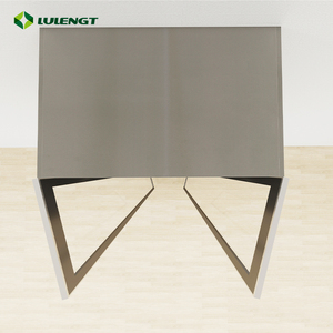 Armoire en aluminium à porte en verre Armoire de <span class=keywords><strong>cuisine</strong></span> à tiroir Rangement <span class=keywords><strong>haut</strong></span> de gamme Petites armoires de <span class=keywords><strong>cuisine</strong></span> Armoire haute à double porte en verre - Product Image 6