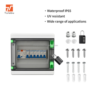 Tulabu Chất lượng cao IP65 không thấm nước nhựa phân phối hộp HA loạt 9way <span class=keywords><strong>dB</strong></span> hộp hộp điện - Product Image 3