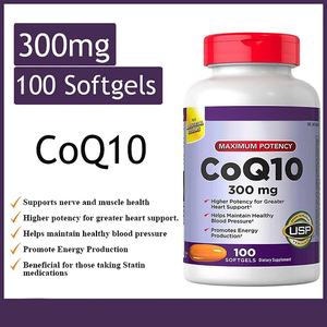 Complément alimentaire de haute qualité à marque privée, capsules molles de CoQ10, coenzyme Q10, santé cardiaque, antioxydant, adulte, 100 capsules molles - Product Image 2