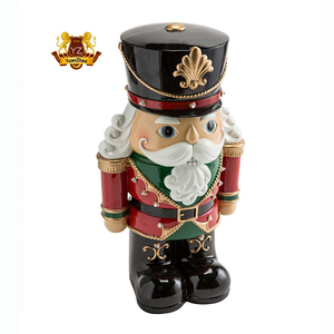 Bán Buôn Tùy Chỉnh Hiện Đại Sợi Thủy Tinh Giáng Sinh Hàng Thủ Công Nhựa Resin Giáng Sinh Nutcrackers Lính Bức Tượng Điêu Khắc Để Bán - Product Image 5