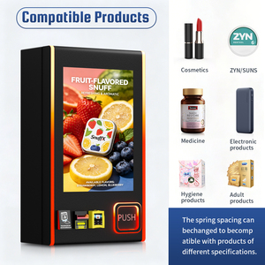 Distributeur automatique mural compact à écran tactile de <span class=keywords><strong>32</strong></span> pouces pour Snus Zyn avec lecteur de carte et scanner d'identification - Product Image 2