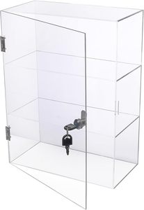 Présentoir à bijoux multi-niveaux en acrylique personnalisé pour collectionneurs, armoire de rangement en gros pour boutique avec serrure pour magasin - Product Image 6