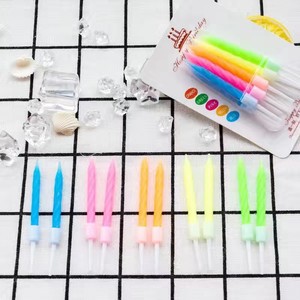 Candele a Spirale per Torta <span class=keywords><strong>di</strong></span> <span class=keywords><strong>Compleanno</strong></span>, Colorate e Metalliche, Vendita Calda - Product Image 2