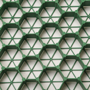 Dalles de pavage en grille HDPE pour allées, haute résistance, capacité de charge élevée, 2-3 cm, pour parcs de stationnement, gravier, gazon, écologiques, perméables, pour jardin - Product Image 1