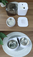 Distributeur automatique de nourriture pour animaux de compagnie 6L grande capacité avec vidéo bidirectionnelle, programmation horaire, style adorable, étanche IPx4, alimenté par batterie rechargeable