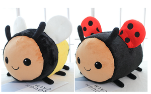 Jouet en peluche adorable en forme de coccinelle et abeille, coussin doux pour dormir, décoration de canapé, cadeau d'anniversaire pour enfants - Product Image 4