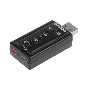 การ์ดเสียง USB ภายนอก 7.1 แชนแนล พร้อมปุ่มควบคุมระดับเสียง สำหรับแล็ปท็อปและคอมพิวเตอร์ตั้งโต๊ะ - Product Image 4