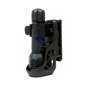 Outdoor Nylon High Quality Quick Release 360 degree rotational belt carry mount Hunting Flashlight Holder
