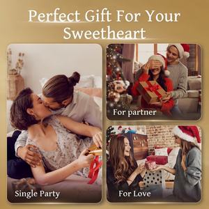 Jouet sexuel pour femmes, lèvres rouges, 10 modes de léchage + 3 modes d'inhalation, vibromasseur 2 en 1, jouet sexuel pour couples, fonction de succion puissante - Product Image 2