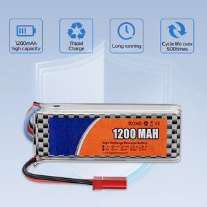 2s <span class=keywords><strong>7.4V</strong></span> 30C 1200mah RC 드론 자동차 배터리 리포 배터리 (쿼드콥터 드론용) - Product Image 2