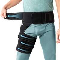 Attelle de compression réglable pour nerf sciatique, cuisse, entrejambe, flexeurs du mollet et hanche, pour soulagement de la douleur (OEM)