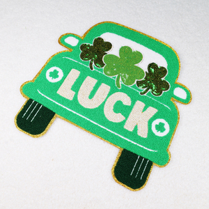 Trendy China St Patricks Day Chenille <b>Iron</b> on Patch China Wholesale Chenille Patches China Fabric Patches - Product Image 5