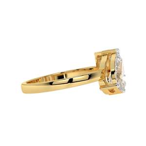 Nuevo Anillo de Compromiso Solitario con Diamante Cultivado en Laboratorio, Corte Esmeralda, OEM/ODM, Personalizado, Oro Sólido de 14K/18K/22K, Lujoso, para Mujer, Certificado con Láser - Product Image 2