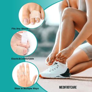 Correcteur d'orteils pour orteils qui se chevauchent Attelles pour orteils tordus, orteils frisés et orteils pliés, séparateurs d'orteils pour orteils cassés - Product Image 5