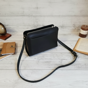 Bolso bandolera Estilo Vintage, bandolera de cuero de diseño minimalista, unisex, impermeable, informal, pequeño, a la moda, para mujer - Product Image 1