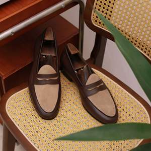 Nouvelles Chaussures Antidérapantes Carrées en Cuir Véritable à Bretelles d'Été, Style Printemps 2026, Professionnelles et Polyvalentes, Motif Écossais Coloré - Product Image 2