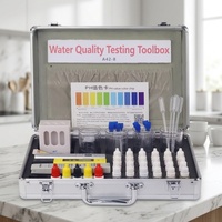 Kit de test de la qualité de l'eau portable A42-8, testeur multiparamètres TDS, pH, chlore, boîte à outils pour l'eau potable, la piscine, l'aquarium, l'utilisation domestique