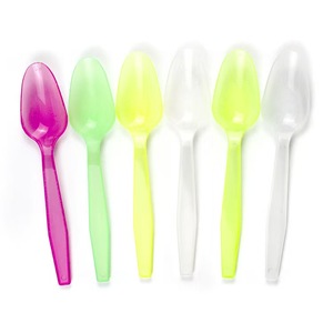<span class=keywords><strong>Cuillère</strong></span> à logo personnalisée en plastique <span class=keywords><strong>magique</strong></span> changeant de couleur, recyclable et réutilisable, pour les fêtes - Product Image 2