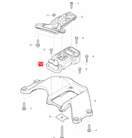 Dudukan Mesin 3W0399151 untuk Bentley Continental Flying Spur Continental GT PEMASANGAN GEAR BOX