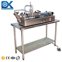 Machine de remplissage semi-liquide mince pure d'auto-aspiration conduite pneumatique complète semi-automatique horizontale
