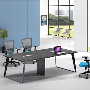Guangzhou <span class=keywords><strong>BERSON</strong></span> muebles de suministro directo cara de la cara 4 asientos con marco de caja de alambre pata de mesa de acero - Product Image 3