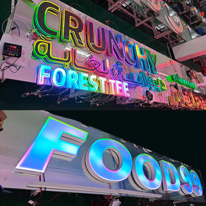 مخصص خارجي مقاوم للماء RGB <span class=keywords><strong>Led</strong></span> متعدد الألوان متغير مضيء 3d <span class=keywords><strong>Led</strong></span> أمامي-مضاء - Product Image 2