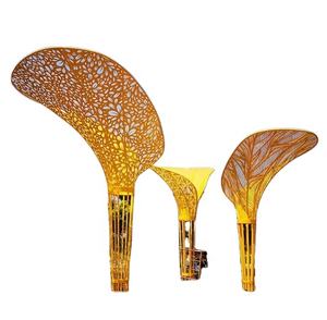 현대적인 야외 금속 추상 조각 대형 스테인리스 정원 장식품 광장 상점 쇼핑몰용 높은 예술적 가치 - Product Image 3