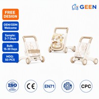 Marche-bébé GEEN avec piano éducatif et effets lumineux, roues antidérapantes pour l'apprentissage de la marche des nourrissons