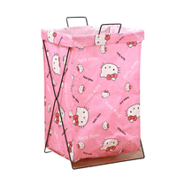 Panier à linge pliable en métal robuste avec cadre en X, imperméable, grande capacité, bac à linge à section unique pour la maison